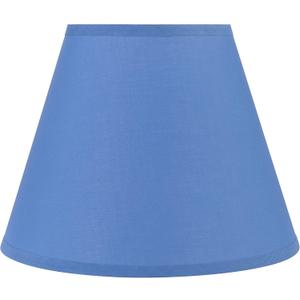 Aspen Creative 58780 Empire Uno Lamp Shade in Azure Blue, 7" Top x 13" Bottom x 10" Slant Height, Slip UNO 33mm