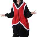 Adult Devil Krampus Onesie Krampus Costume Pajamas Horror Halloween Costumes Animal Cosplay pajamas for Women And Men