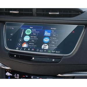 ECOZEN Matte Screen Protector For 2017-2026 Cadillac XT5/2020-2025 XT6-8-Inch Navigation 9H Tempered Glass Film For 2017-2026 XT5/2020-2025 XT6(Luxury/Premium Luxury/Sport) Accessories - Anti Glare