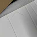 Extra Large Stone Bath Mat, 30'' x 17'' Diatomaceous Earth Non-Slip Stone Shower Mat, Super Absorbent Diatomite Stone Mats for Bathroom White XL Flow