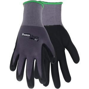 Red Steer 307 Powertouch, Premium 13 Gauge Palm Coated Gloves, Nitrile Palm Coating, Foam Grip, Gray/Black, Size L & DAP Plastic Wood ( Professional Wood Filler)