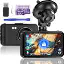 Dash Cam, Dash Camera for Cars 1080P FHD Dashcam DVR Car Camera Dash Cam Front W/ 32GB Card,Night Vision,170Wide Angle 3IPS Screen Dash Camera Loop Recording G-Sensor Motion Detection Parking Mode (32GB-A10 Dash Cam Front Only)