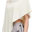 OHRAIN Sun Shawl UV Sun Protection UPF 50+ Beach Travel Scarf Wrap Summer Swimsuit Cover Up Cooling Blanket (Apricot)
