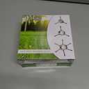 2 x Steel Wire Grass Trimmer Head, 6 Inches String Trimmer Replacement Head, 2025 New Wire Brush Weed Trimmer Head Weed Remover Tool for Lawn Mower Tray, Spindle 0.2 inches (2pcs, 3 Blade+6 Blade)