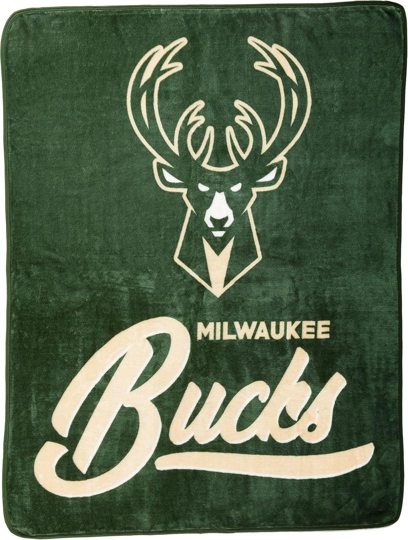 Northwest NBA Unisex-Adult Raschel Throw Blanket,  46" x 60"
