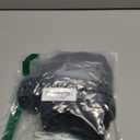 Firpearl Women Underwire Full Coverage Bikini Top Only Criss Cross Push Up Swim Crop Top Tie Back Bathing Suit (10-12, Black)