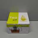 HIWARE 1500ml Glass Teapot with Removable Infuser, Stovetop Safe Tea Kettle, Blooming and Loose Leaf Tea Maker Set