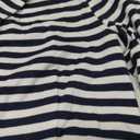 Allegra K Women's Notched Lapel Pocket Button Closure Striped Blazer XS