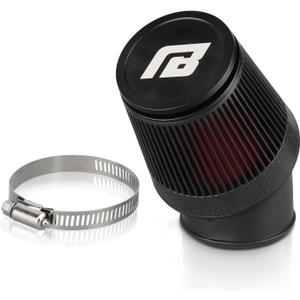 NIBBI Racing Motorcycle Air Filter,Universal 48mm Air Filters for Dirt Bike, Motocross Carburetor Cleaner for Pit Bike Scooter Moped YAMAHA HONDA SUZUKI KAWASAKI ATV (48mm)