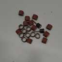 22 Pet Nail Grinder Replacement Kit with Grit Sanding Bands Pet Smoother Claw Care Black Grinding Drums Dog Nail Grinder Replacement Dog Claw Grooming Supplies(1/2 Inch 60 Grit and 100 Grit)