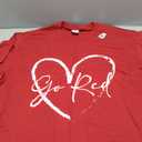 Go Red for Women American Heart Disease Month Awareness T-Shirt, XL