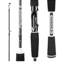 KastKing Perigee II Spinning & Casting Fishing Rods, Fuji O-Ring Line Guides, 24 Ton Carbon Fiber Casting and Spinning Rods - Two Pieces,Twin-Tip Rods and One Piece Rods