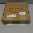 kakoya Flameless LED Candles with Timer 5 Pc Flickering Flameless Candles for Romantic Ambiance and Home Decoration Stable Acrylic Shell, with Embedded Star String，Battery Operated Candles（Green）