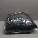 PO PO BEAR Zero Degree Sleeping Bag for Adults 100% Cotton Flannel Tall and Big (84" x 40" Right Zip, 0F Black)