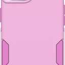 OtterBox iPhone 17e, 16e, 15, 14, & 13 Commuter Series Case - Run Wildflower (Pink), Slim & Tough, Pocket-Friendly, with Port Protection
