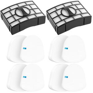 Colorfullife Replacement Filter for Shark CU530 UV650 UV725 ZU560 ZU560C ZU561 ZU562 ZU572 ZD400 ZD402 ZD201 Rotator Navigator Lift-Away Upright Vacuum，Part XFFK560, XHEPA560, XFFKZD400, XHFZD400