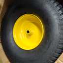 15" x 6.00-6" Lawn Mower Tires and Wheel, Set of 2 Front Tire with 3/4" Bushings, 15x6.00-6 Tire Compatible with John Deere Craftsman Cub Cadet Husqvarna Riding Mowers Lawn Tractors, 15 x 6.00-6" Pneumatic