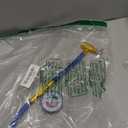 Ketofa R1234YF Refrigerant Charge Hose Kit, R-1234YF AC Refrigerant Can Hose with Gauge, 1/2 LH Can Opener Tap and R1234YF Low Side Adapter