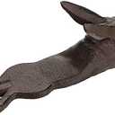 Sumnacon Cast Iron Cute Rabbit Door Stop - Heavy Duty Floor Door Stopper Avoid Drilling Hole, Vintage Iron Doorstop Wedge for Patio Yard Garden Farmhouse Home Office Commercial Industrial