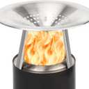Heat Deflector for Solo Stove Mesa XL - Captures Warmth, Expands Heat Radius - 304 Stainless Steel -Mesa XL Heat Deflector - Includes Anti-Scorching Clip and Storage Bag -11 "(D) x 6"(H)