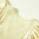 Girls Casual Tulle Tutu Dress Baby Toddler Ruffle Sleeves Bow Princess Party Dresses