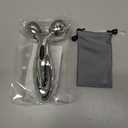 Stainless Steel Gua Sha and Face Roller Set, Facial Tool for Face Sculpting, Metal Skin Care, Massager for Women