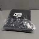 BDDC Table Skirts for Rectangle Tables 6ft - One-Piece Black Tablecloths and Skirt, Wrinkle Resistant Ruffles Elastic Cover for Banquets, Weddings, Events, Parties (72" x 30" (Rectangular)