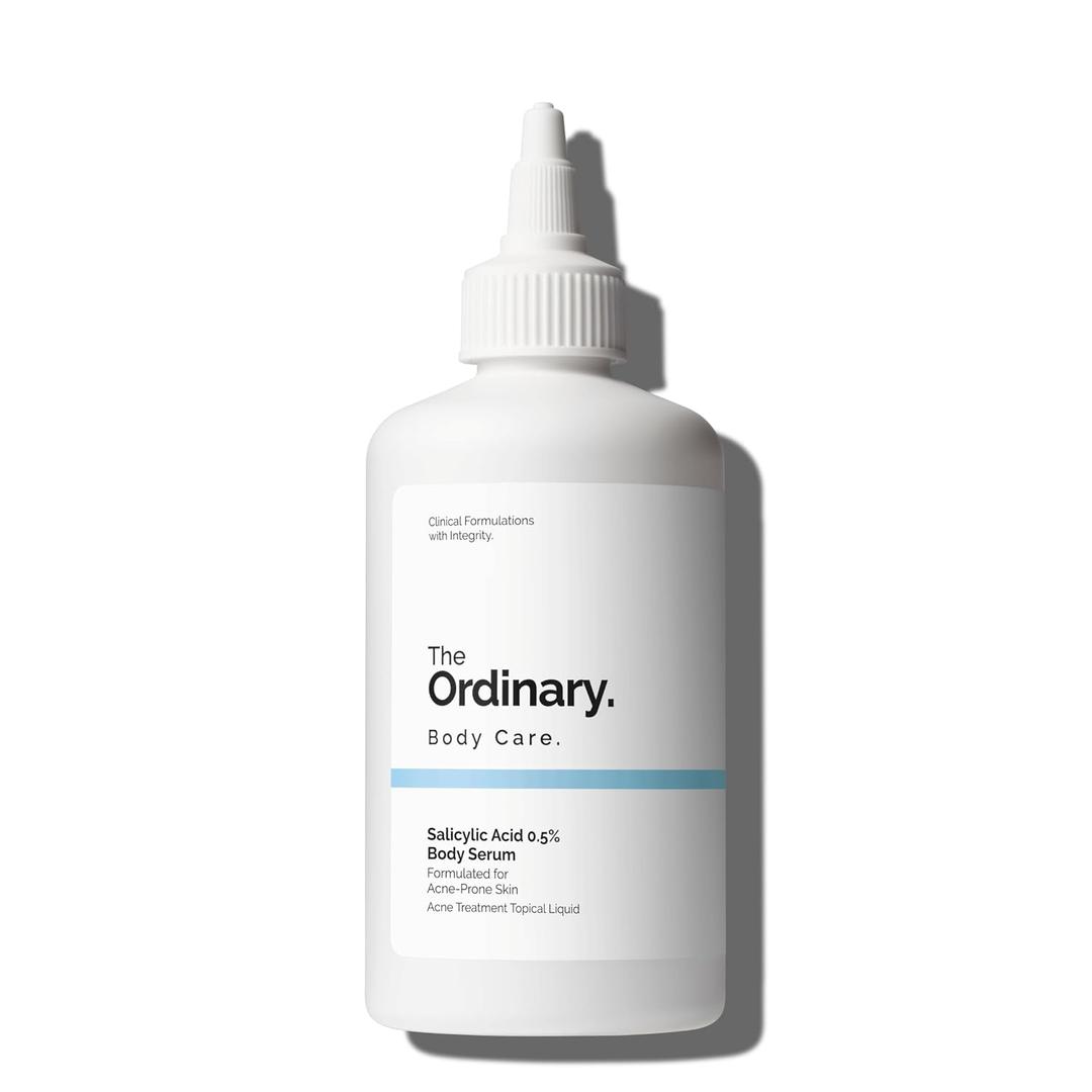 The Ordinary Salicylic Acid 0.5% Body Serum, Exfoliating Treatment for Acne-Prone Skin, 8.1 Fl Oz, BB Date October 2027 