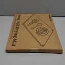 Stone Drying Mat for Kitchen Counter with Non-Slip Stainless Steel Feet, Quick Drying Diatomaceous Dish Racks for Dishes, Bottles and more, 15.7"(L)11.8"(W), Ivory Marble