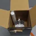 MR.SIGA Toilet Bowl Brush and Holder, Premium Quality, with Solid Handle and Durable Bristles for Bathroom Cleaning, White, 1 Pack (One Size)