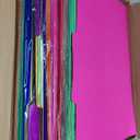 TUXIYA 105 Pack Colored File Folders,21 Colors File Folders Letter Size Manilla Folders 8.5 x 11,1/3 Cut Tab Filing Folders for Office School Business Documents Files Paper