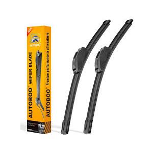 AUTOBOO 26" and 18" Windshield Wipers Blades (Pack Of 2),OEM Quality Premium AllSeasons Wiper blades,Stable and Quiet wiper blades