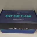 Firm Pro Cube Pillow for Side Sleeper, Cooling Memory Foam Pillows with Two Side Four Types of Softness for Neck and Shoulder Pain, King or Queen 24"x12"x6"