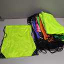 GoodtoU Drawstring Bags Bulk 60 Pack, Nylon Drawstring Backpack Cinch Bags for Kids & Adults, Lightweight String Backpacks for Gym School Travel Party Favors Goodie Bags, 15.5 x 13.5 in, 10 Colors