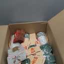 100 Sets 16 oz Christmas Disposable Coffee Cups with Lids and Sleeves Paper Drinking Cups for Christmas Party Supplies