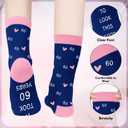 60th Birthday Gifts for Her,Mom Grandma Sister Best Friend Wife Teacher Mother Happy 60th Birthday Gifts for Her Women Female Friendship from Daughter Son Sister Brother Husband,Funny Novelty Socks