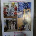 3FT Marquee Numbers, Warm White Light Up Number 4 with Display Board, Balloon Kit Decorations, DIY Pre-Cut Frames for Party, 4th Birthday, Anniversary Decor, 40th Memorable Milestones