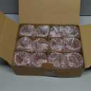 Pink Votive Candle Holder Set of 12, Flower Tea Lights Candles Holders for Wedding Table Centerpieces, Birthday Parties, Anniversary, Pink Bridal Shower and Holiday Decorations