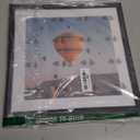 Wood 12x12 Frame Black with 10x10 Mat, for 30 x 30cm Diamond Art Painting, Display Photo 10 x 10 with Mat or 12 x 12 without Mat, Large 30x30 Picture Frame for Wall Hanging, Black, 1 Pack