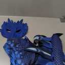 Morph Blue Dragon Costume for Kids, Dragon Wing Costume for Boys, Halloween Dress-Up, Fun Dragon Outfit, M