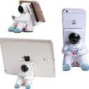 Phone Holder for Desk, Creative Astronaut Cell Phone Stand Tablets Phone Holder Phone Supporter for iPhone, Ipad, Samsung Phone (A)