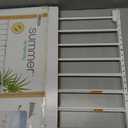 Ingenuity The Stairway 42W Series Safety Pet and Baby Gate, 28"-42" Wide, 28" Tall, for Stairway or Hallways - White Metal