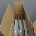 GBHOME Ceramic Dinnerware Sets for 6, 18 Pieces Stoneware Plates and Bowls Sets, Scratch Resistant Dish Sets for Dinner, Dishwasher & Microwave Safe, Brunnera Blue