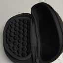 Hard Case for Beats Solo 4/Solo 3/Studio Pro/Studio3 On-Ear Headphones, Universal Portable Travel Organizer Bag with Honeycomb Lid Protection (Black)