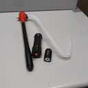 BOYISEN Battery Operated Liquid Transfer Pump - Electric Water Fuel Transfer Pump for Gasoline Diesel Oil, 2.2 Gallons per Min, Battery Power Siphon Pump Red