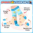 Zmart Sports Gifts for Men Women - Skating Surfing Socks for Beach Yoga Lover Hunter (Life is Better at the Beach)