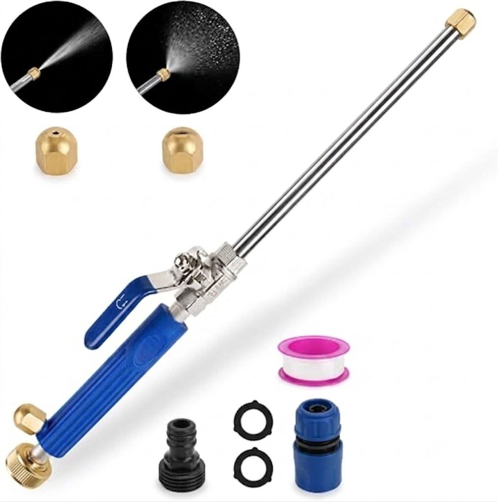 20260610111403 Jet Nozzle Power Washer for Garden Hose 2-In-1 High Pressure Wand (Blue)