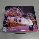 2025 MuliVid Christmas Projector Lights Outdoor, Double Head Snowfall LED Lights Waterproof, Outdoor Christmas Snowflake Projector Light for Xmas Holiday Party, Patio, Garden Decoration