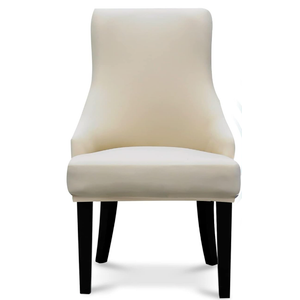 Liykimt Stretch Wingback Side Chair Slipcover-Accent Chair Cover Slipcover with Arm,Washable Upholstered Arm Dining Chair with Nailed Trim Protector for Dining Living Room(Beige, 1)