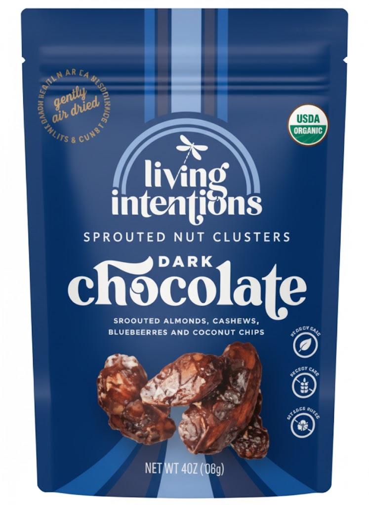 Living Intentions Activated Superfood Nut Blends, Gluten Free, Vegan, Organic, Paleo, Dark Cacao, 4 Ounce, Set of 2 Best By: 10/23/2025